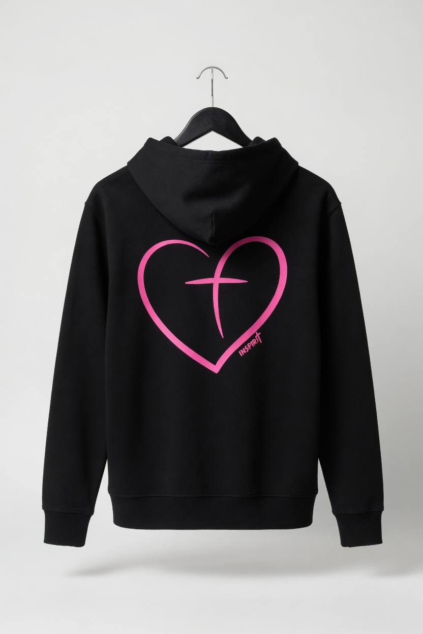 Spiritual Badass Pink Hoodie back