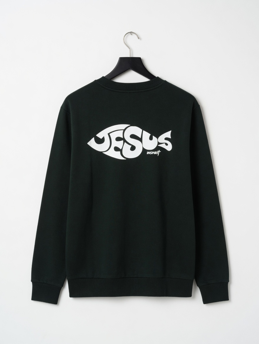 Jesus Fish Jumper back