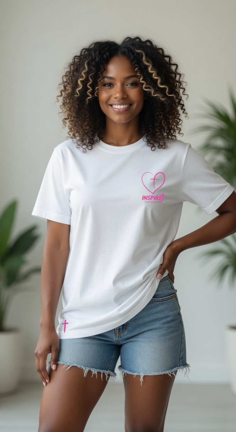 Heart Tee white